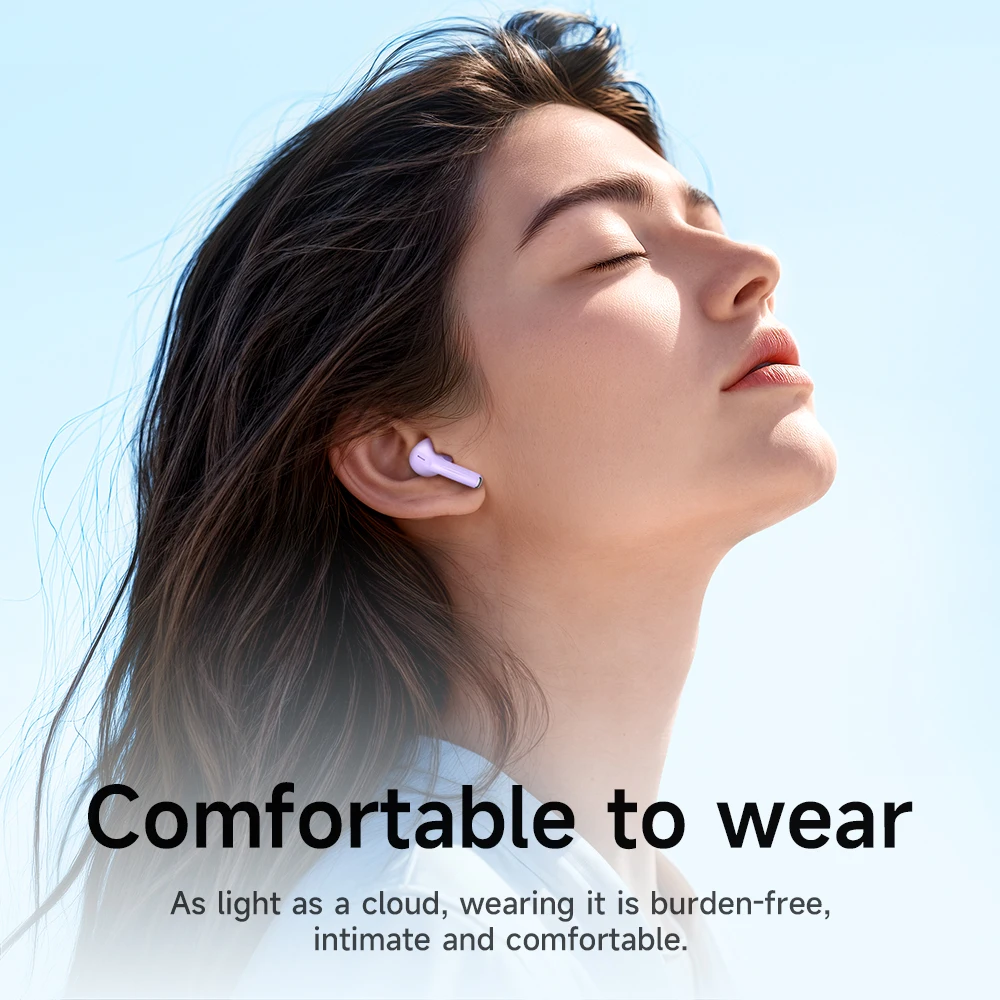 HOCO EW54 True wireless Earbuds 5.3 Bluetooth Headset Mini Portable 4Hours Playtime Water-Resistant For iPhone Xiaomi Huawei