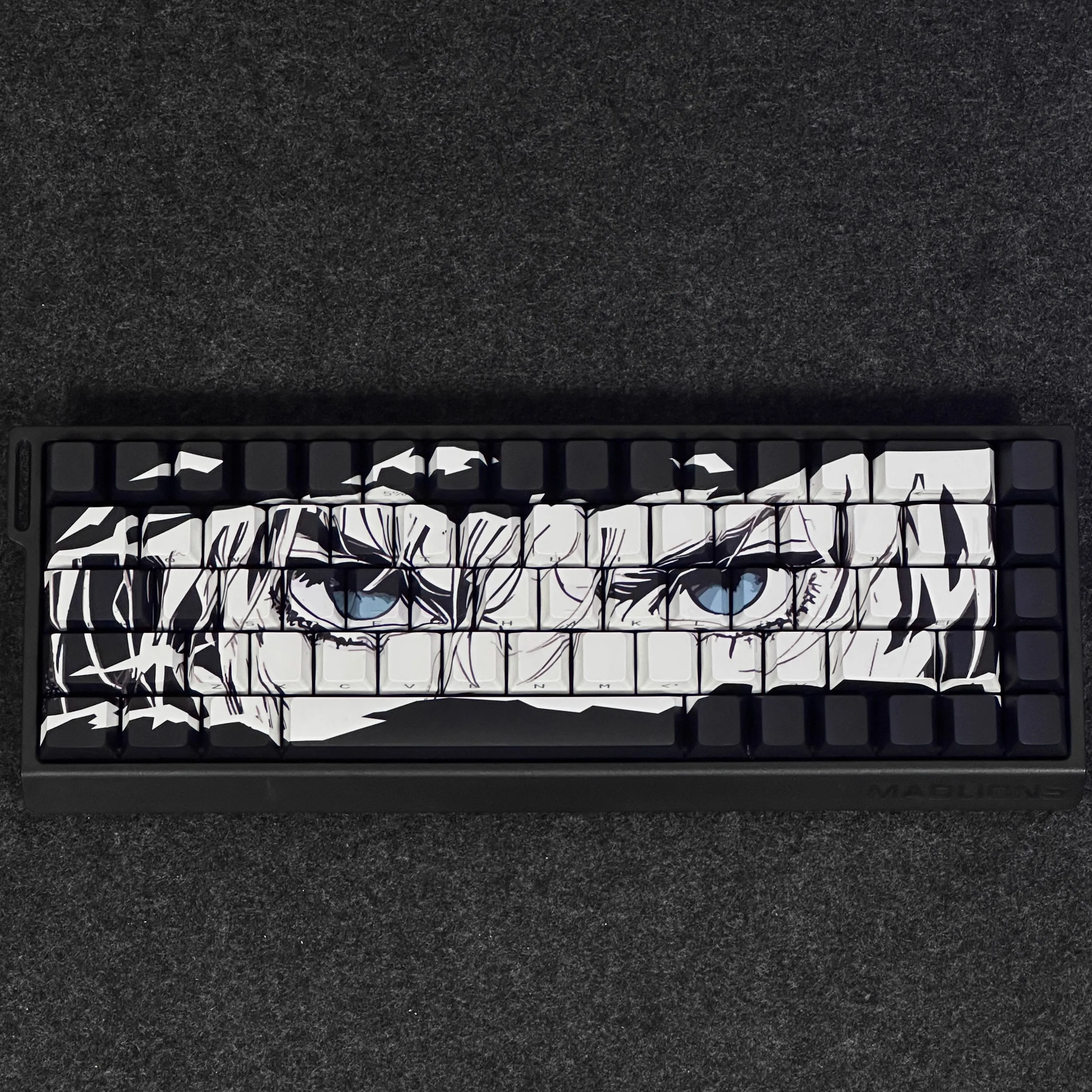 

Anime Boy Theme Keycaps 82/100-Key PBT Dye Keycap Cherry Profile Custom Cartoon Key Caps for Mechanical Keyboard Accessory Gift