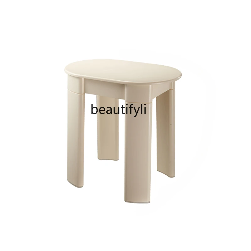 Creative Designer Short Stool Nordic Home Living Room Modern Minimalist Dopamine round Stool Living Room Furniture