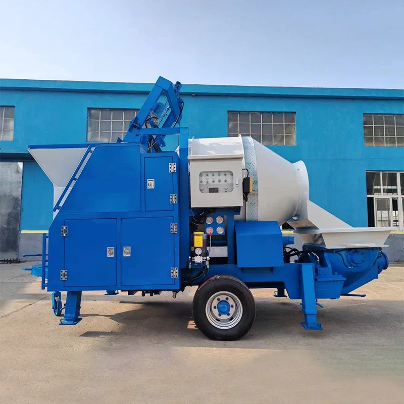 

Diesel Concrete Mixer Pump Machine for Cement Mortar Mixing Powerful and Efficient Construction Equipment Heavy Duty