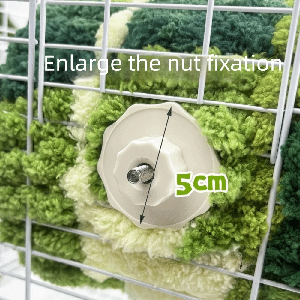 

Thickened Warm Parrot Nest Flannel Colorful Winter Bird Bed Cylinder Design with Pads Bird Plush Hideaway Bird Cage