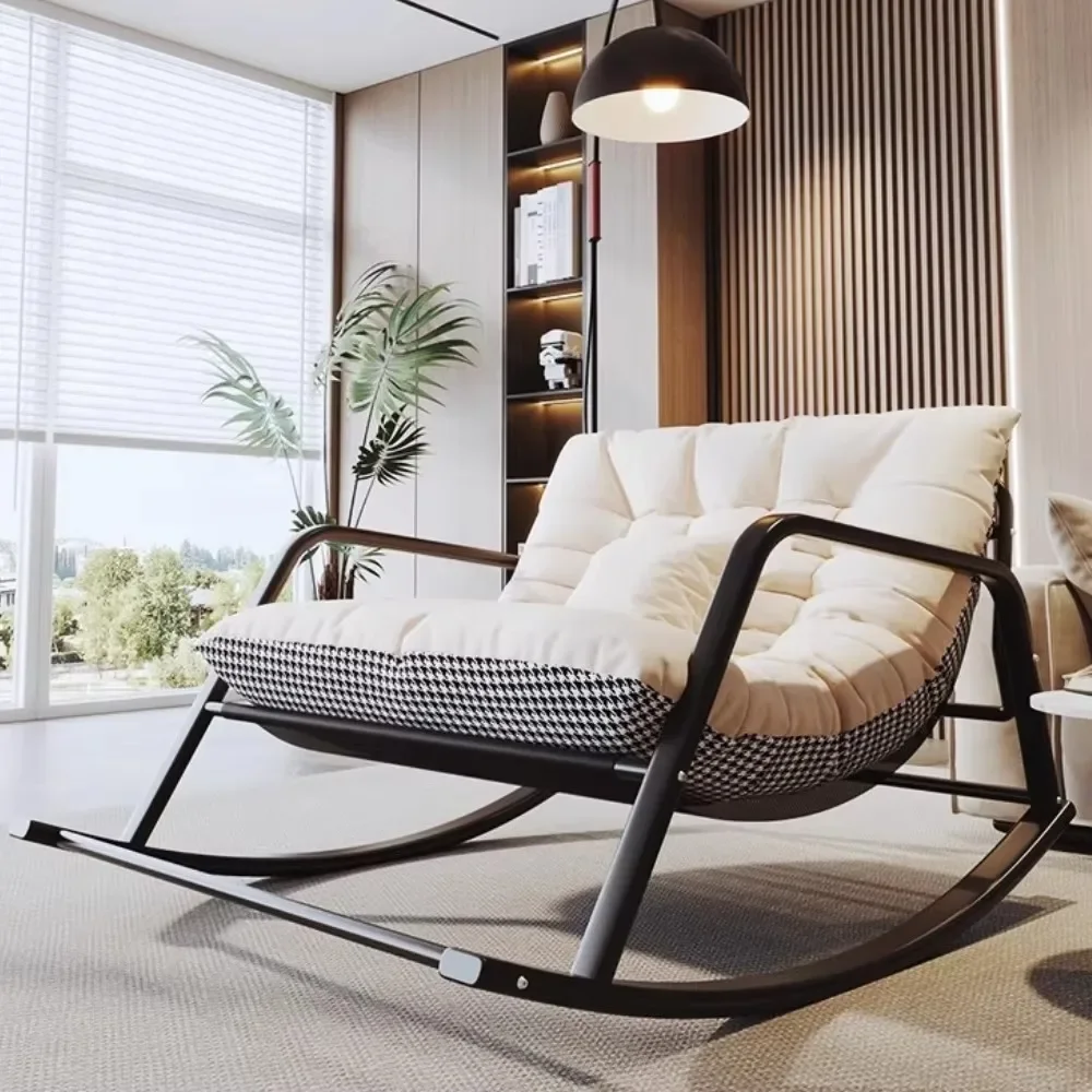 

Double Chair with Cushion Sofas Chaise Home Balcony Rocking Chairs Available in Summer and Winter Large Comfortable Lounge Chair