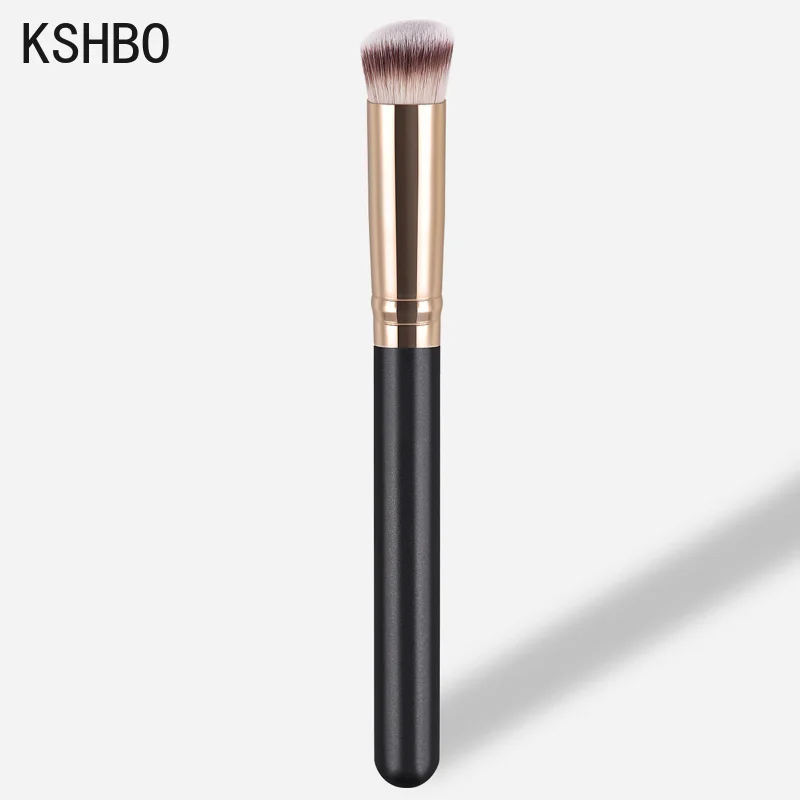 KSHBO Makeup Brushes Foundation Concealer Angled Cover Synthetic Dark Circle Liquid Cream Cosmetics Contour Brush Beauty Tool