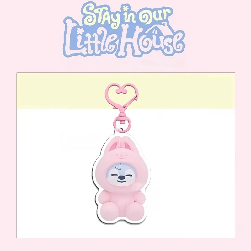 

SKZOO 6th FM Weekly Yak Keychain Pendant Supporting Cartoon StrayKids Surrounding Stars Cartoon Pendant