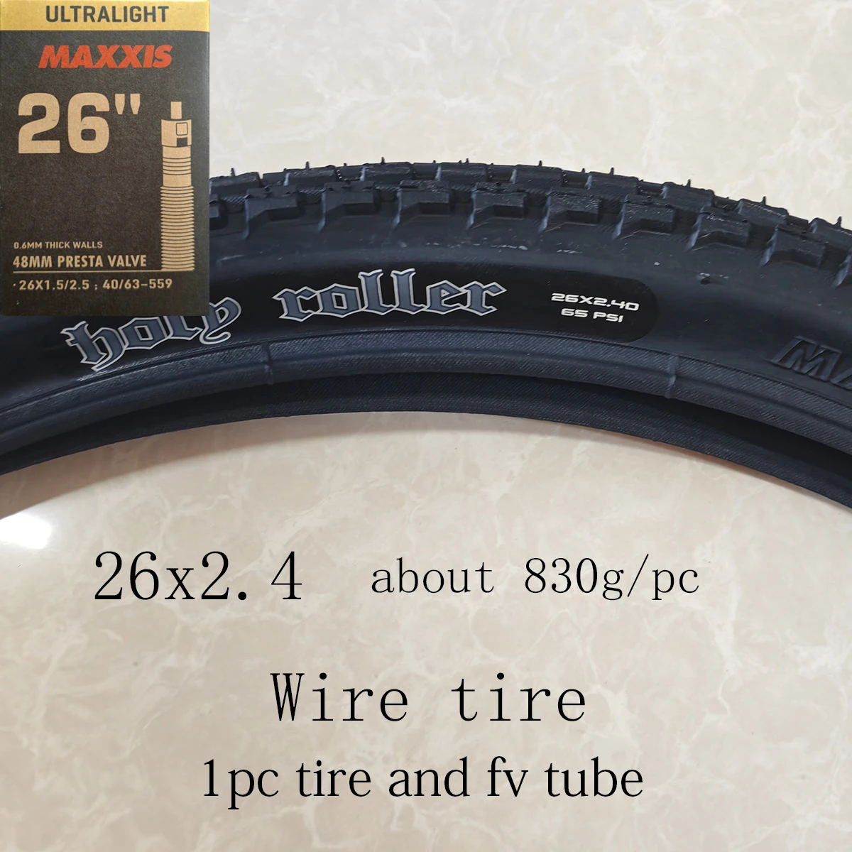 1 st MAXXIS 26 Heilige Roller 26*2.4 26*2.2 24*2.4 BMX Fietsband Straat Chocolade loopvlak Klimmen Staaldraad Band Fietsband
