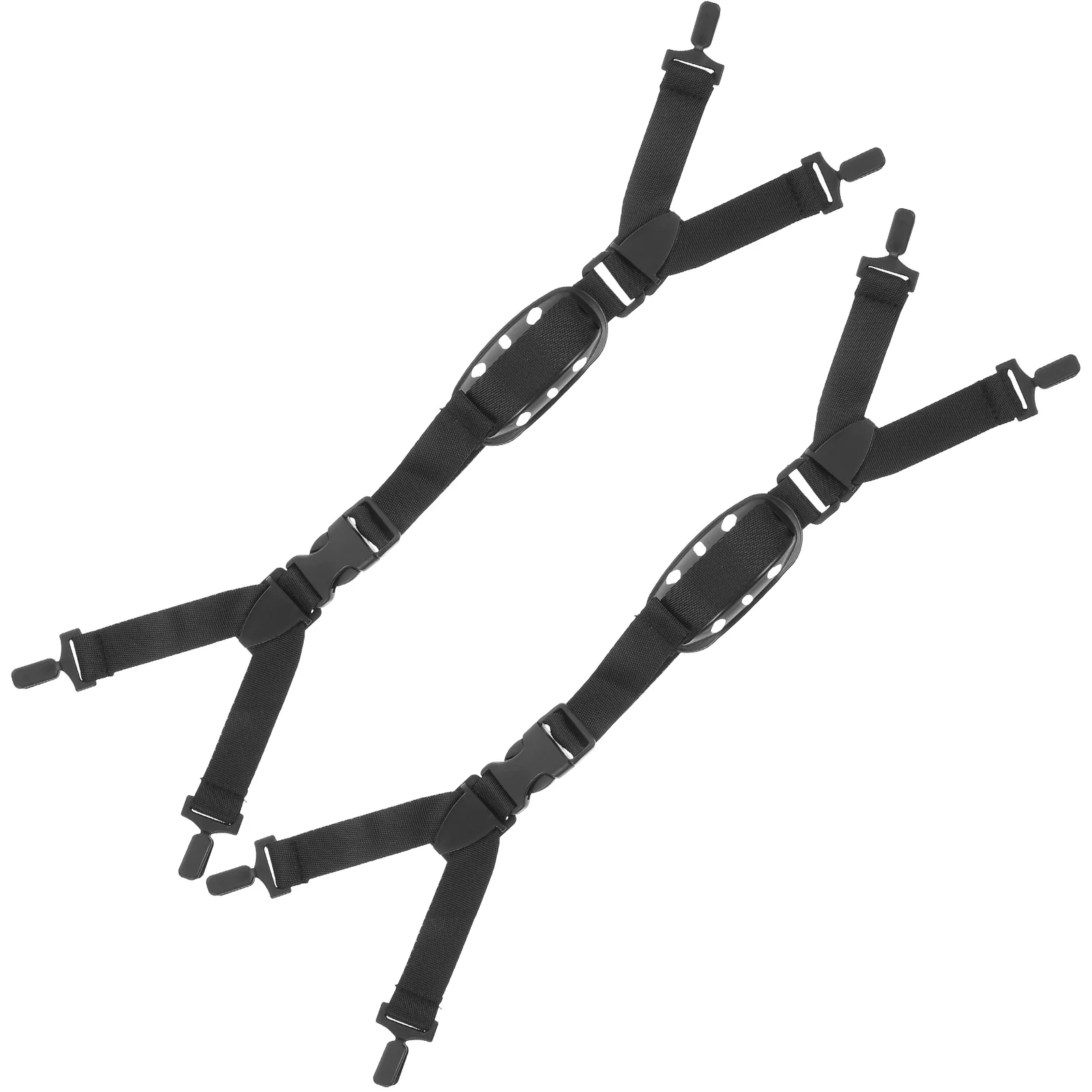 

2Pcs Safety Chin Straps Universal Hard Hat Elastic Black Adjustable WearResistant Construction Accessories