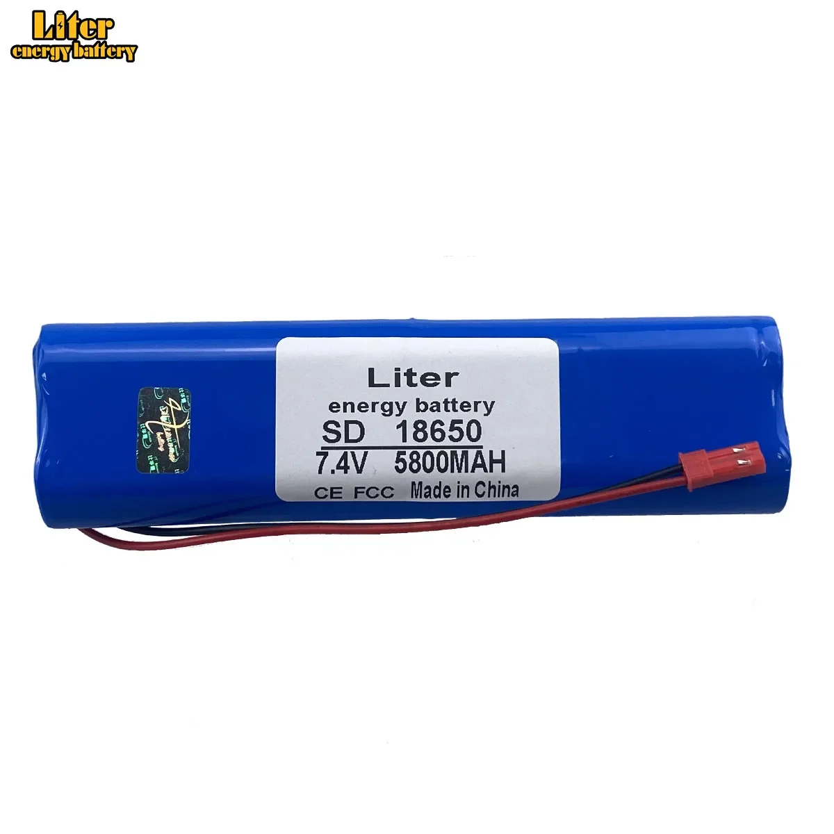 2S2P 7.4V 18650 lithium battery 5800mAh Rechargeable battery pack megaphone speaker protection board+XH-2P Plug