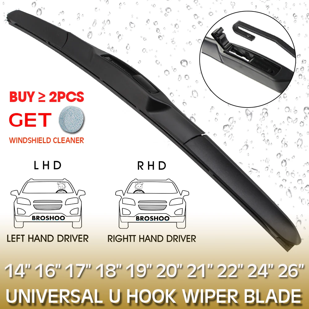 Car Windshield Wiper blades U Hook type 14