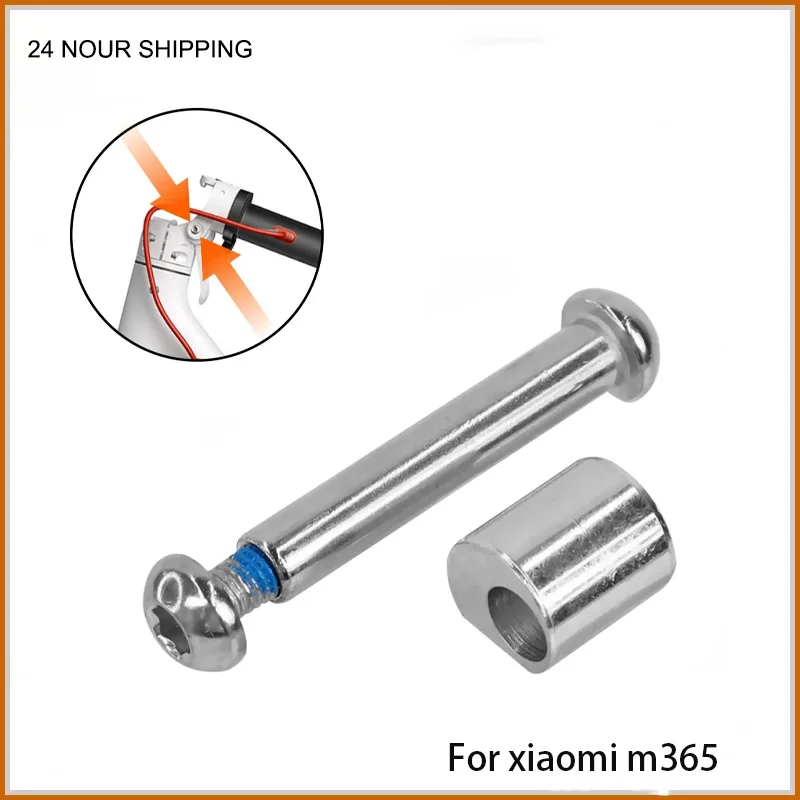

Стальной фиксированный болт с замком для Xiaomi M365, шарнирный болт для электрического скутера, закаленный складной крючок, запасные части для скейтборда