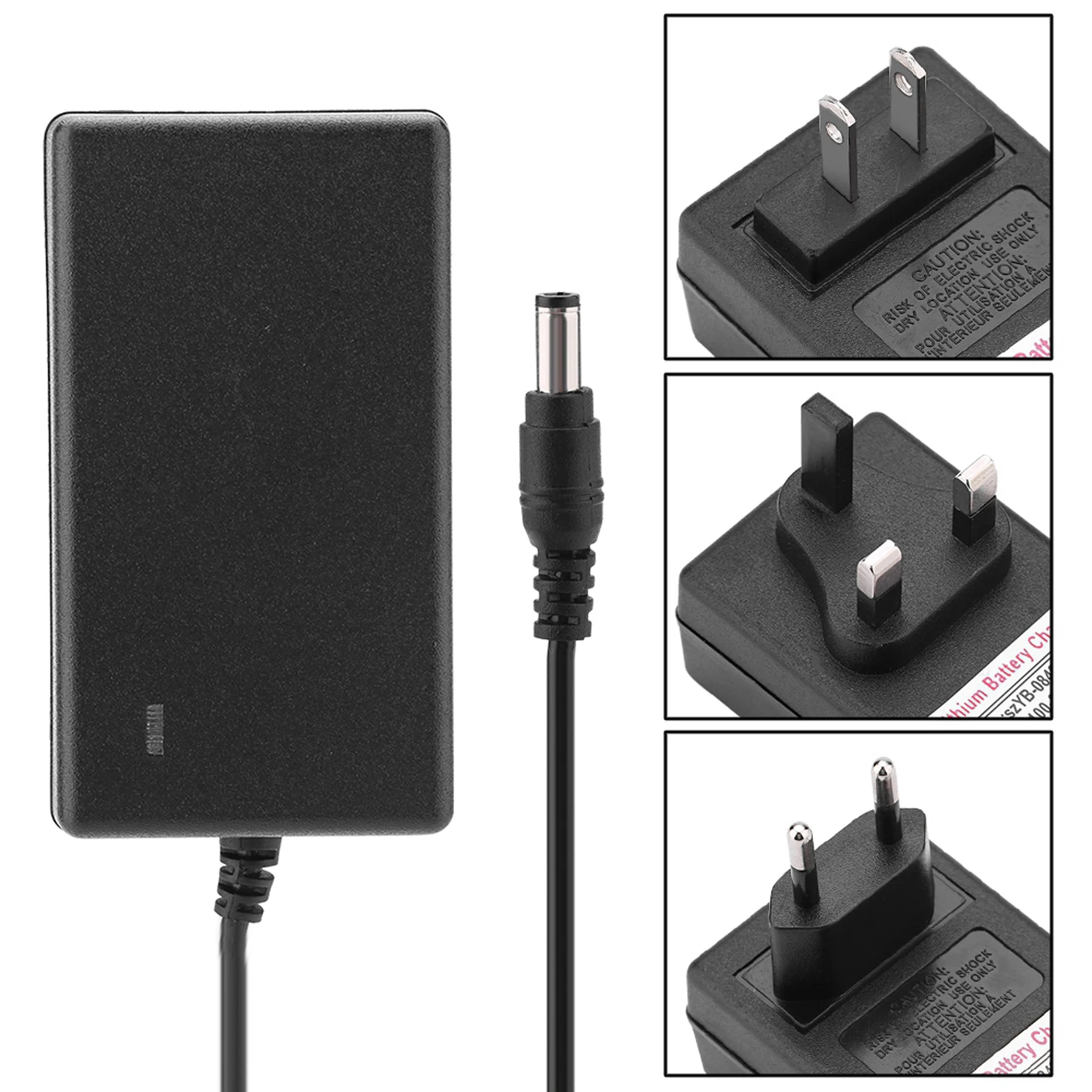 AC 100-240V DC 21V 2A Safe Charge Power Supply Adapter Lithium ion Battery Charger UK Plug