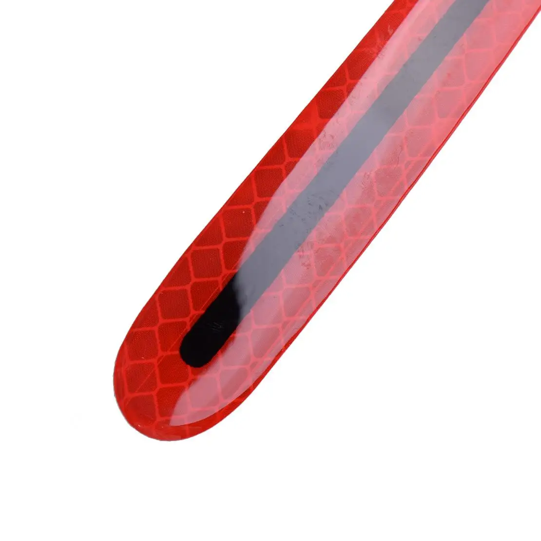 4 قطعة شرائط حمراء عالمية ثلاثية الأبعاد مضادة للخدش مقبض باب السيارة طبقة رقيقة واقية ملصق عاكس #3