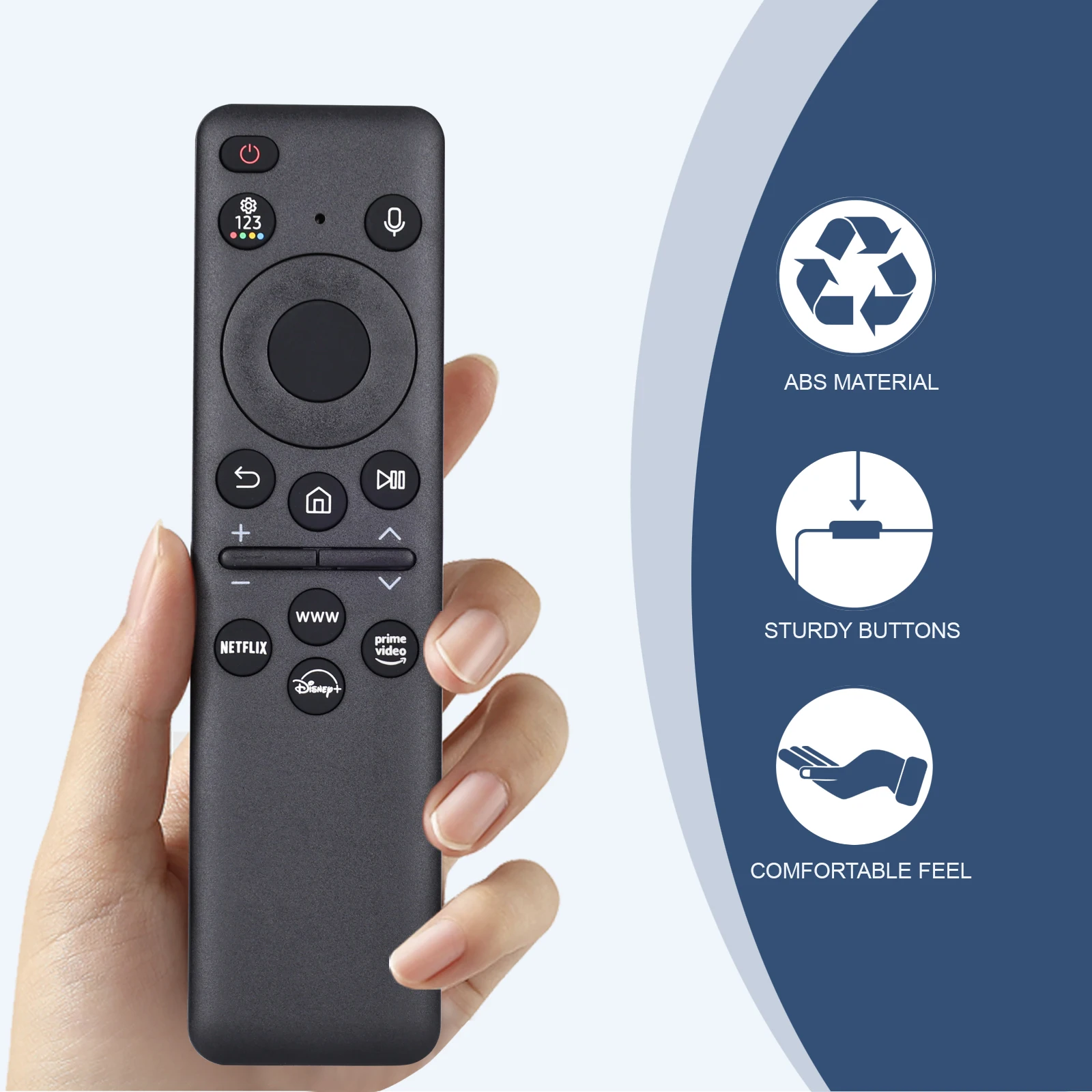Replacement Voice Remote Control BN59-01432J sub BN59-01432A BN59-01432D BN59-01455F Compatible with Samsung QLED 4K UHD SmartTV image 6