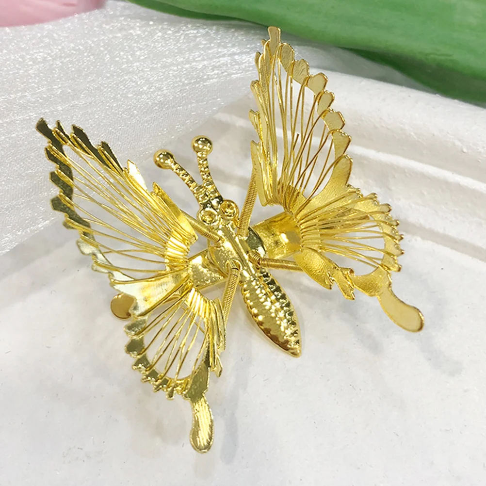 

5Pcs Butterfly Hair Clips Clips Metal Barrettes Energetic Lovely Decor for All Hair Styles