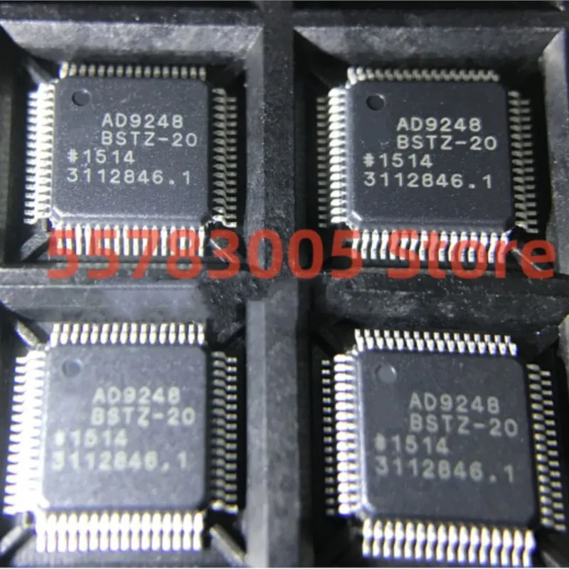 2PCS New AD9248BSTZ-20  QFP64  Analog to Digital Converter Chip IC