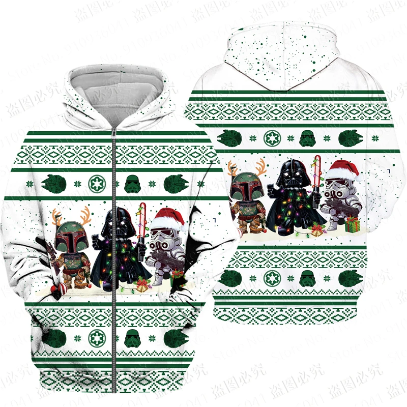 Baby Yoda Darth Vader women 3D Disney Print High quality Fleece Zipper/ Hoodies Pullover Tops