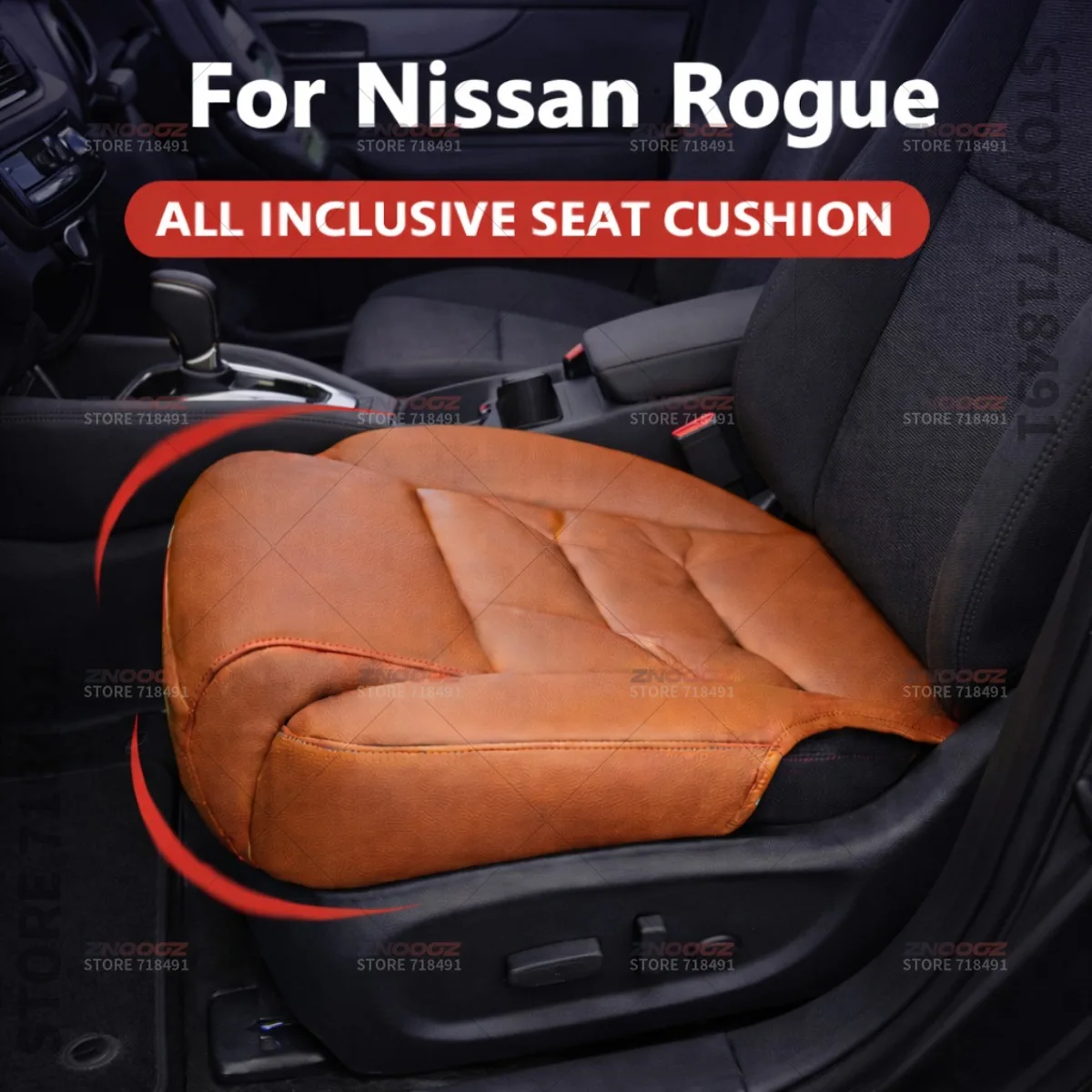 

Подушка-удлинитель для поддержки ног в сиденье автомобиля Nissan Rogue, накладка на сиденье из пены с эффектом памяти, аксессуары для интерьера