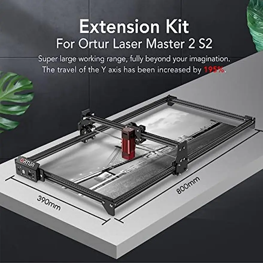 ORTUR Laser Engraver Area Expansion Kit, Extension Kit for ORTUR Laser Master 2 S2 Laser Engraver