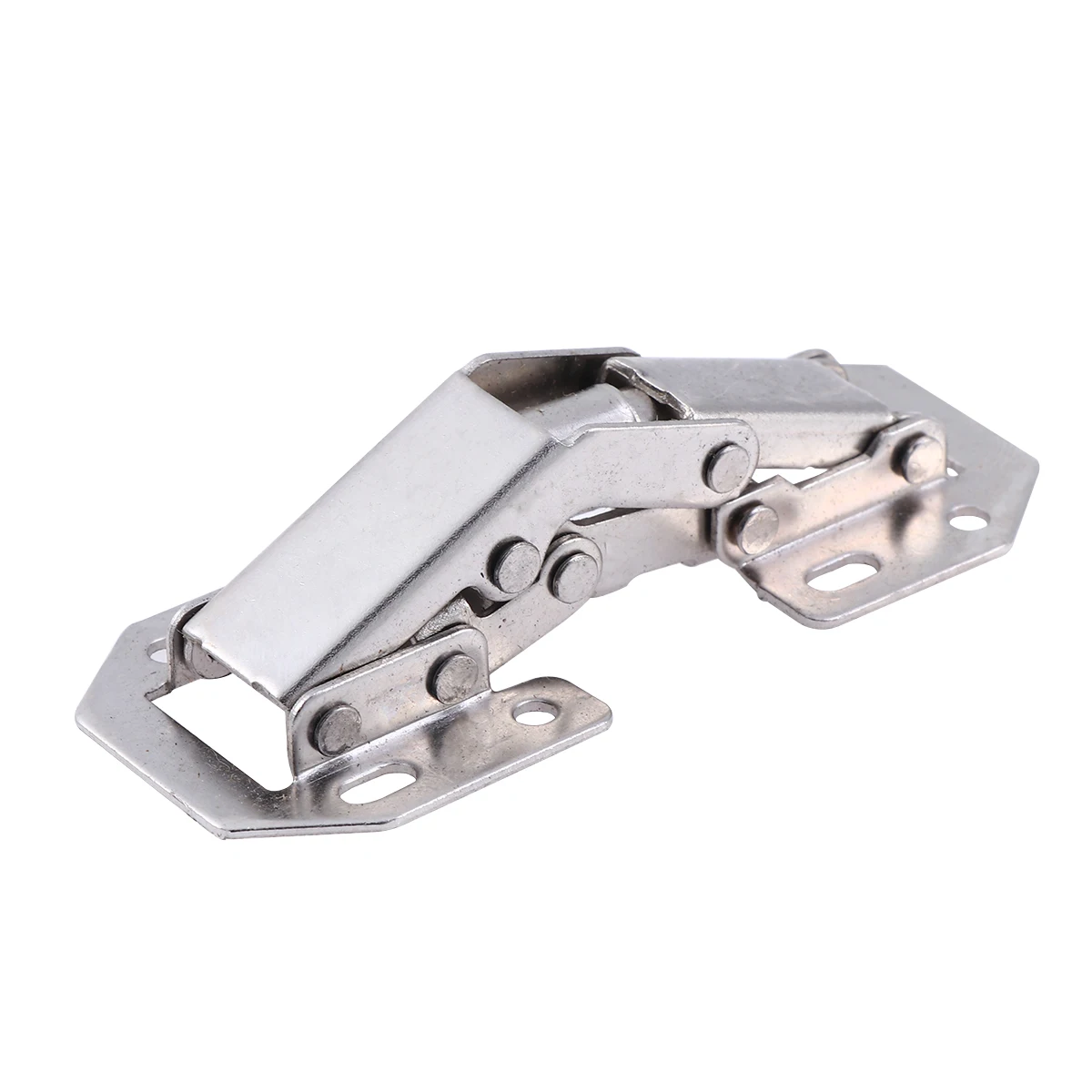 

5 pcs 3 Inch 1.5Mm Thick Steel Concealed Hinge Hydraulic Furniture Hinges For Kitchen Cabinet Door Wear-Resistant Nylon Washer