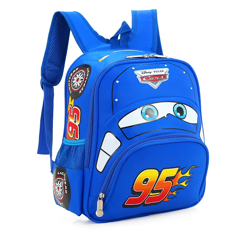 Plush car children\'s bag kindergarten female baby boy safety backpack primary school students 3-6 years old