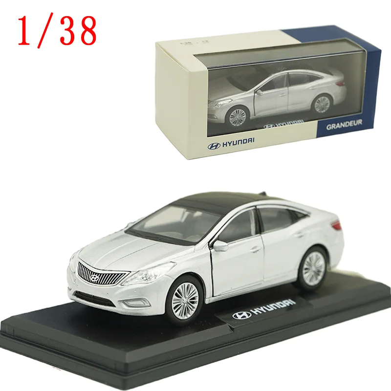 โมเดลรถเหล็กหล่อ HYUNDAI GRANDEUR สเกล 1/38 ของเล่นสะสม ของเล่นเด็ก พร้อมกล่องเดิม