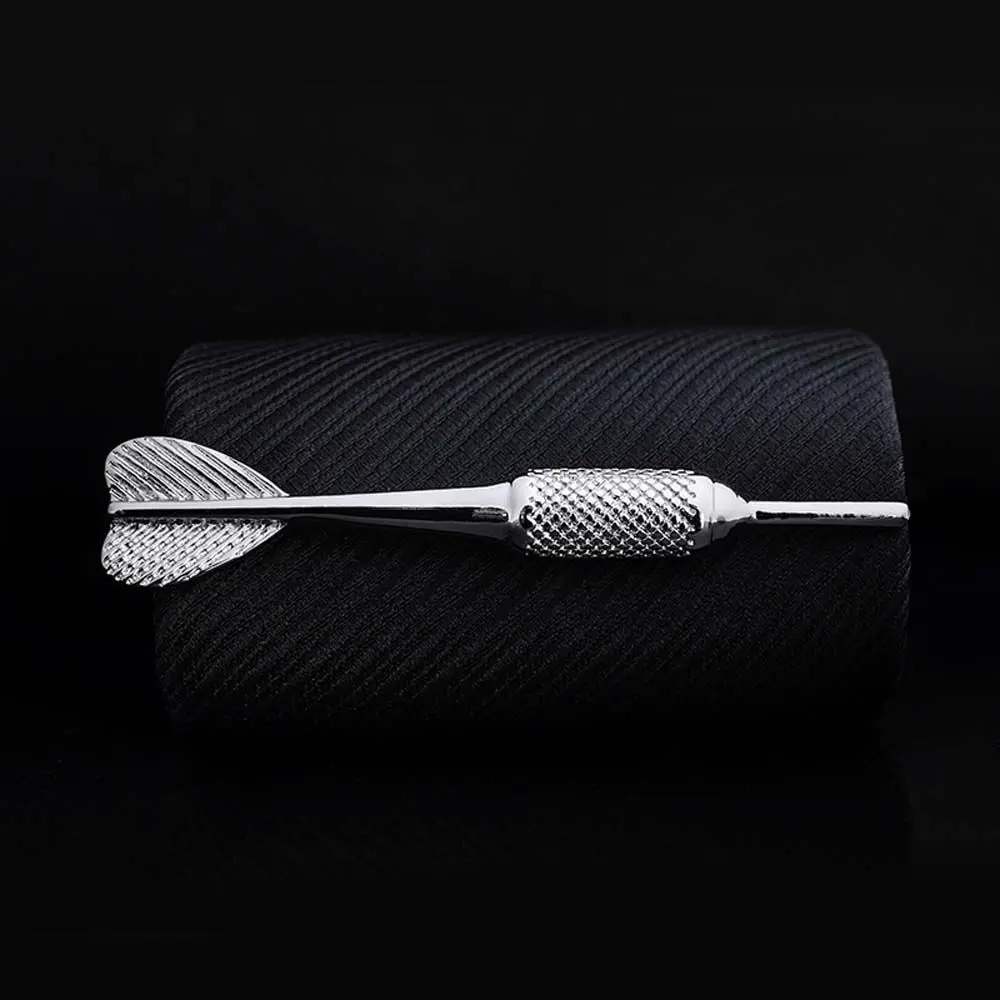 Clasp High Quality Key Shape Wedding Gifts for Men 1 Piece Glasses Shape Jewelry Tie Clip Necktie Clips Pin
