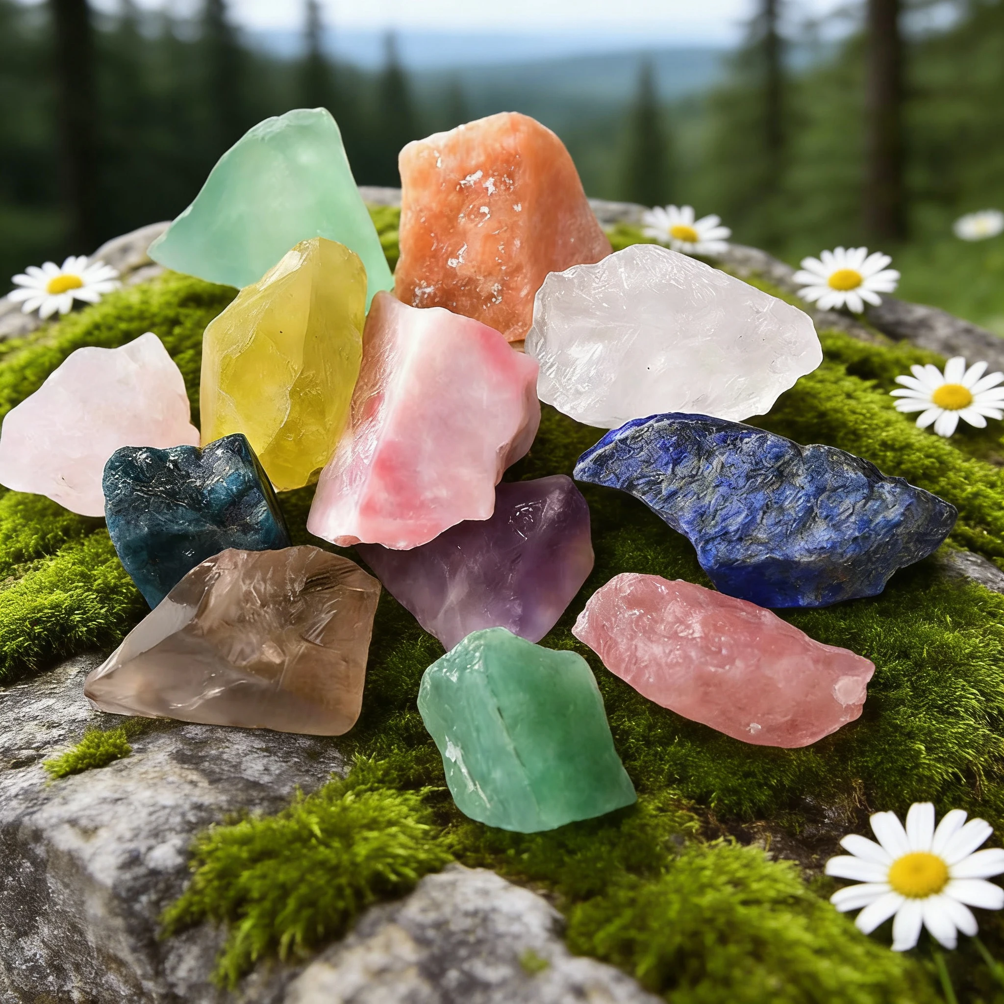 Natural Mixed Raw Crystal Collection A Bag of Diverse Raw Beauty A Curated Stone Set for Home Decor Terrariums Gift Fillers