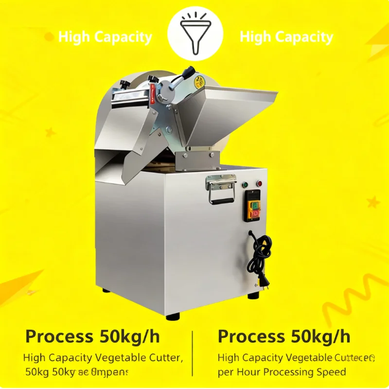 Cortadora comercial de zanahorias de doble cabezal, trituradora de repollo, cortadora de patatas y verduras