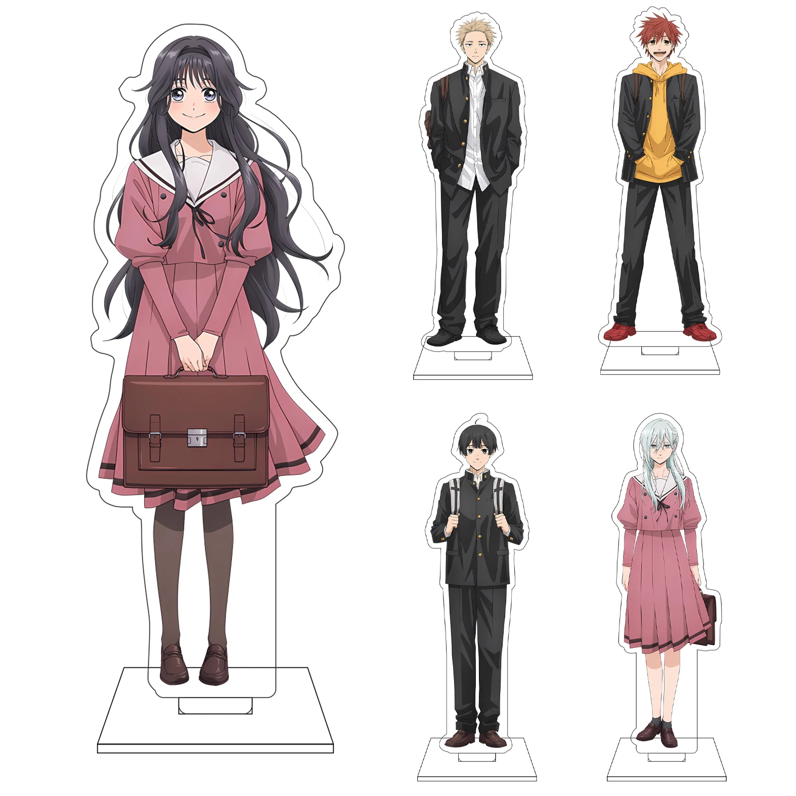 

16CM Anime The Fragrant Flower Blooms with Dignity Cosplay Acrylic Figure Stand Plate Waguri Kaoruko Ornaments Gift