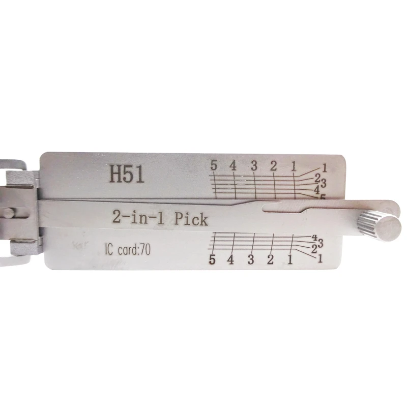 Original Lishi H51 2 in 1 Locksmith Tool Lock Pick & Decoder Flat Milling for 2021 Great Wall/Maxus Models