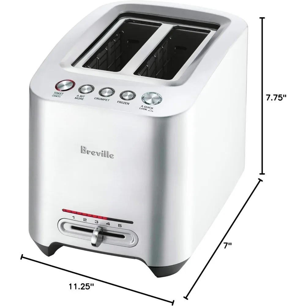 Breville-2スライススマートトースター、bta820xl、つや消しステンレス鋼