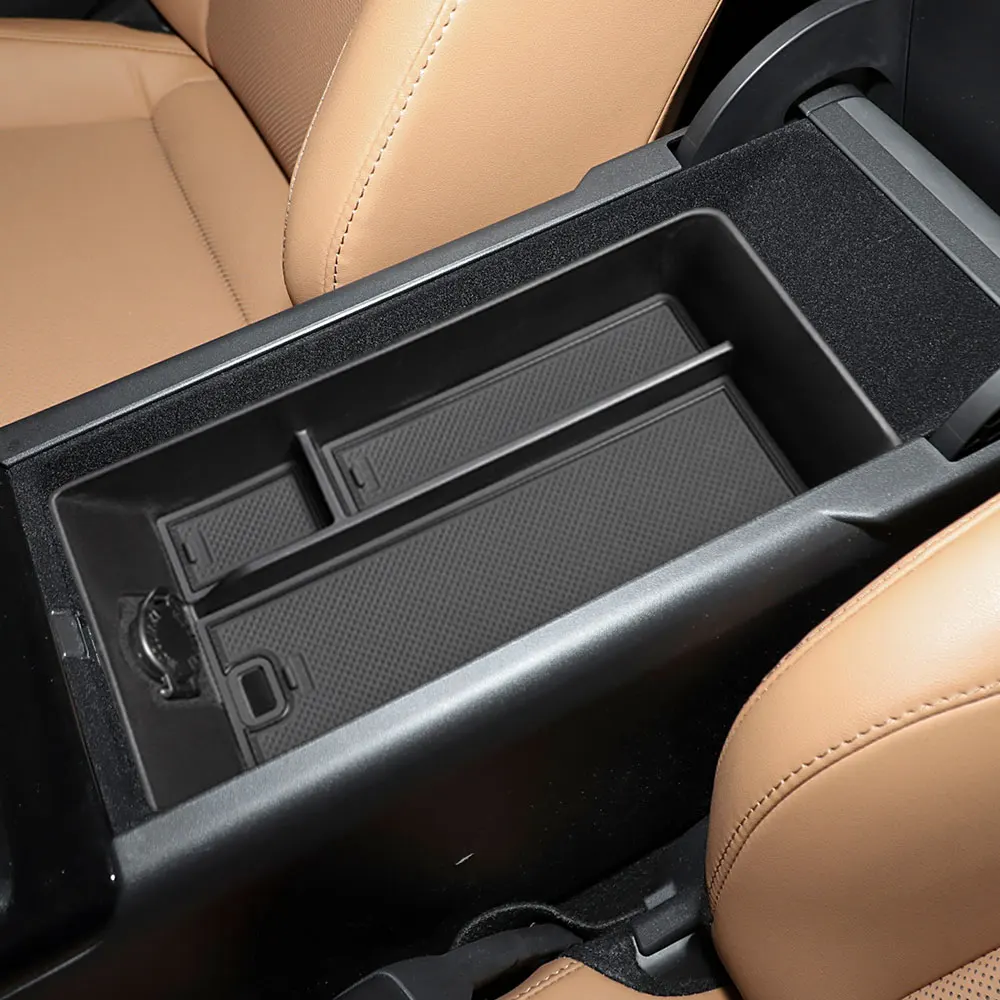 Do Toyota Camry 2025 2024 LE/SE/XLE/XSE Organizer konsoli środkowej Taca podłokietnika Schowek ABS Akcesoria Samochodowy schowek na monety — zdjęcie 6