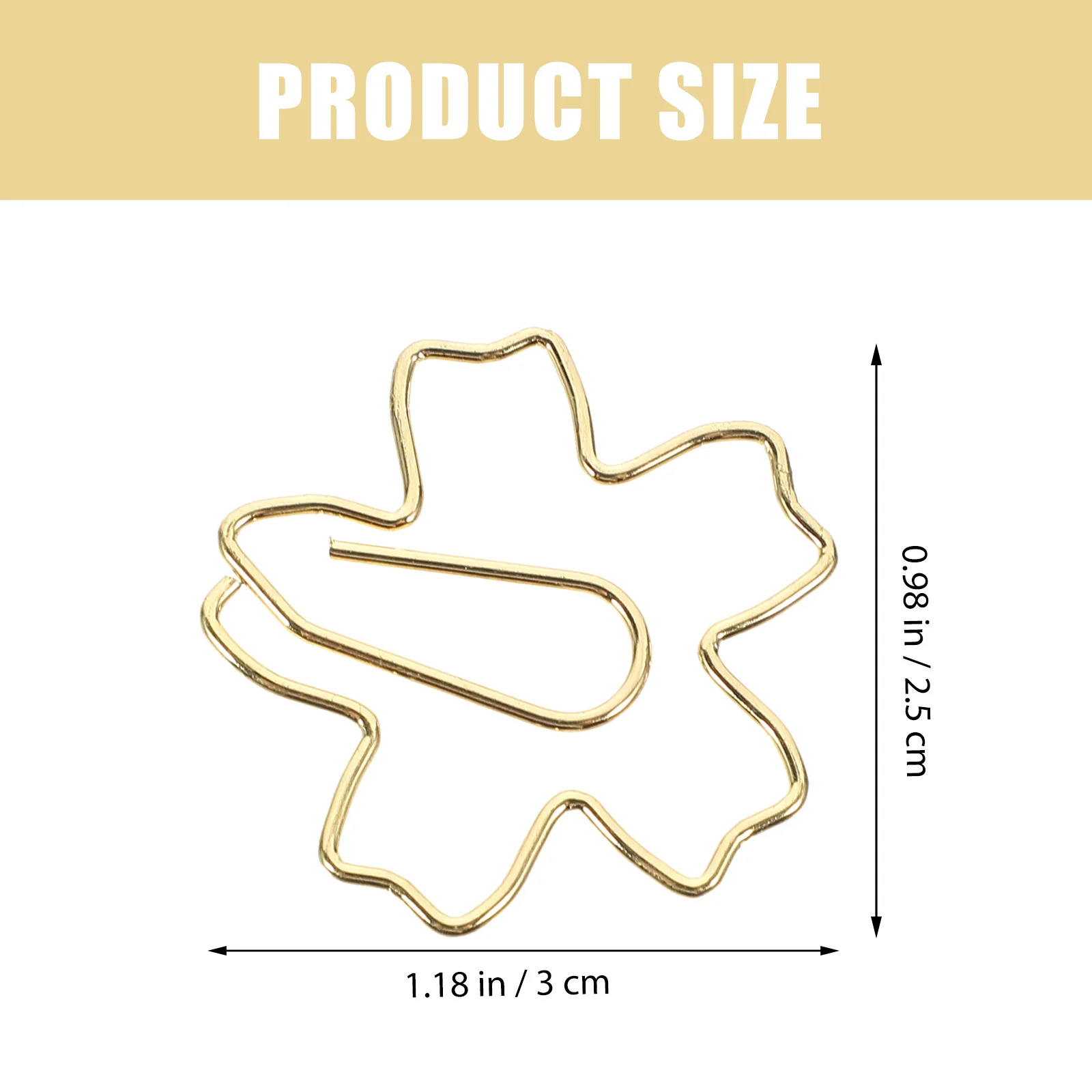 

36Pcs Metal Paper Clips Creative Design Bookmark Clips Office School Accessories Notebook Scrapbook File Clamps