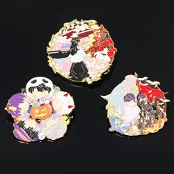Love and Deepspace Rafayel Xavier Zayne Sylus Enamel Pin Brooch Rotatable Matching Badge Brooches for Fans Lapel Pin Jewelry