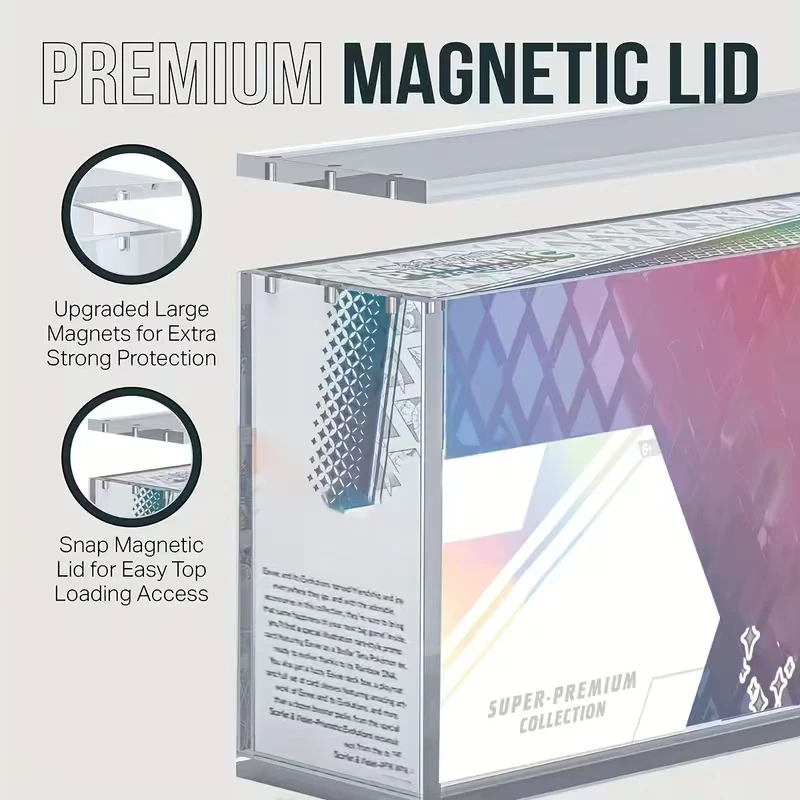 Environmentally friendly modern magnetic acrylic protective box, acrylic display box