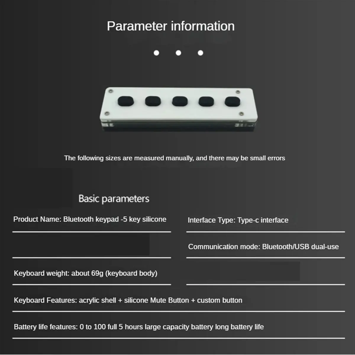 

Программируемая макроклавиатура, Bluetooth+USB+беспроводная, горячая распродажа, в наличии