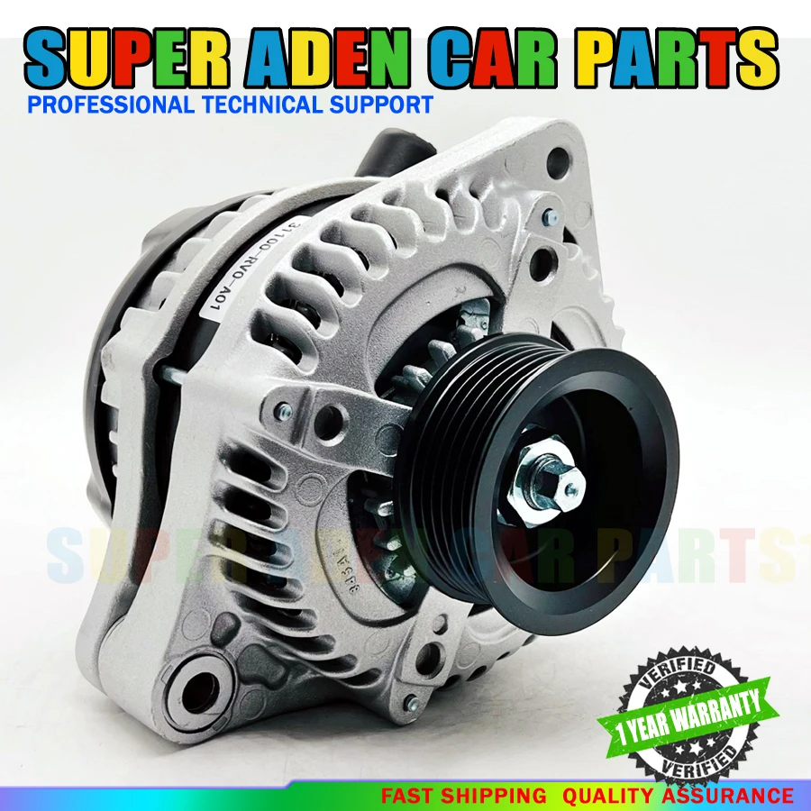 

Car Alternator For Honda Pilot Ridgeline Odyssey EX LX DX 3.5L 31100-RV0-A01 31100-R70-A11 1042101240 31100RV0A01 31100R70A11