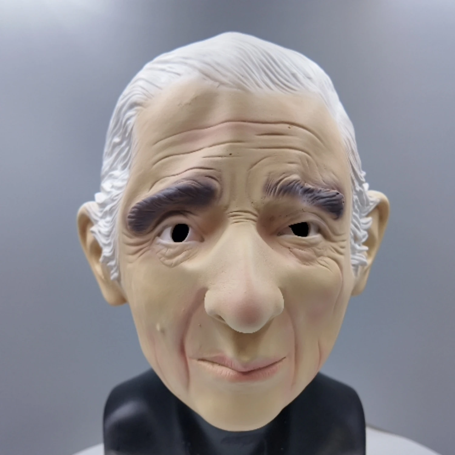 Königliche Latex-Maske für Erwachsene: Realistische Alter-Mann-Gesichtsmaske für Halloween, Cosplay und Partys – Detail 2