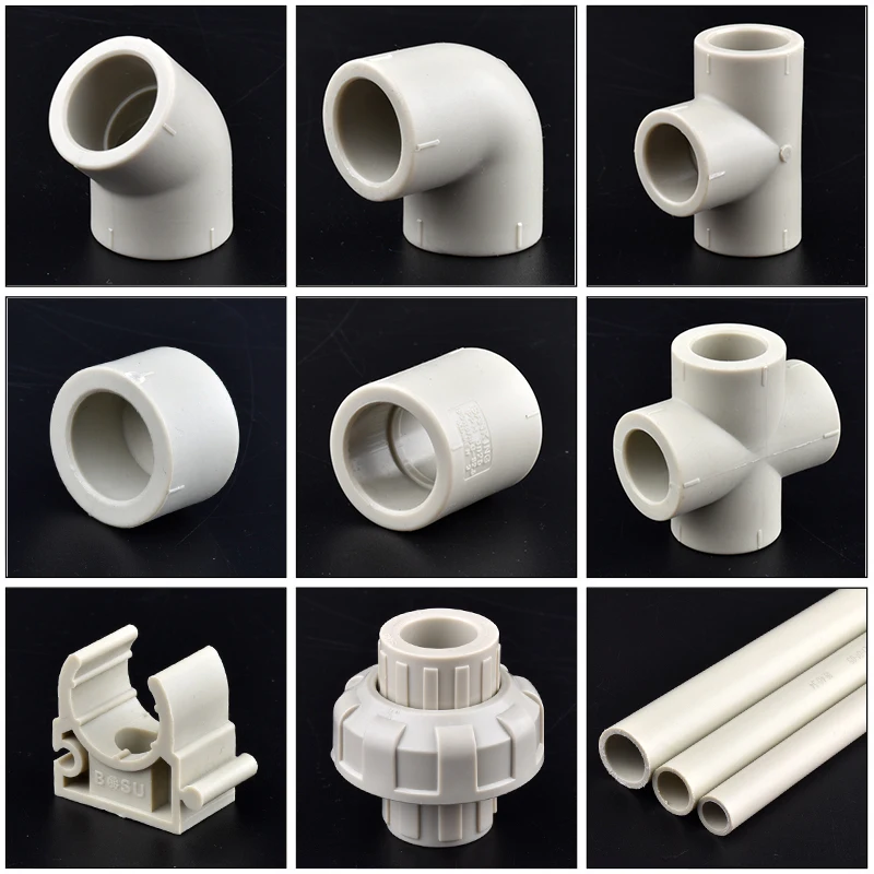 2Pcs PPH Water Pipe 90° Elbow Tee Connector, Aquarium Garden Water Supply Pipe Fittings Irrigation System Watering Tube Adapter