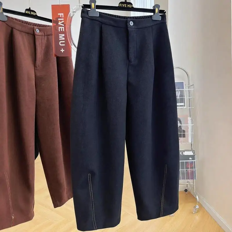 

Мужские повседневные брюки свободного кроя «Харлан» для осени и зимы, большие размеры, 300 Pou Scythe, винтажные брюки-фонарики в трендовом стиле