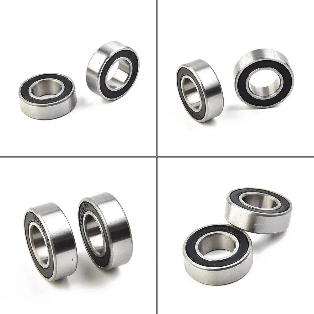 Bottom Bracket Bearing Accessories Bicycle Bike Black+Silver 16x31x10mm 2pcs Bike Bicycle Hub Parts Replacement