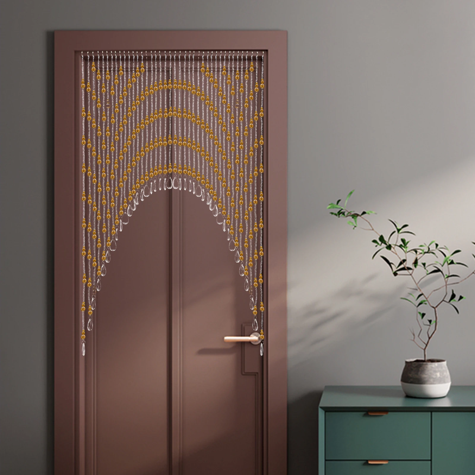 

Хрустальная занавеска из бусин для дверей, спален, гостиных, эркерных окон