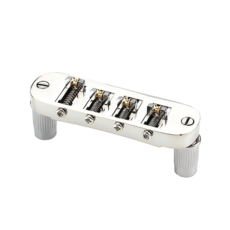 Tune-O-Matic Roller Saddle Guitar Bridge For LP SG 4 String Guitars Electric Guitar