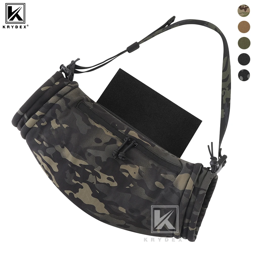 KRYDEX Pochette chauffe-mains, manchon tactique d'hiver avec doublure en polaire Sherpa, équipement résistant à l'eau par temps froid pour le camping en plein air,