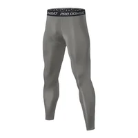 Pantalons de compression pour hommes, collants, leggings pour la course à pied, l'entraînement, le sport, le fitness, séchage rapide, pantalons d'entraînement 4