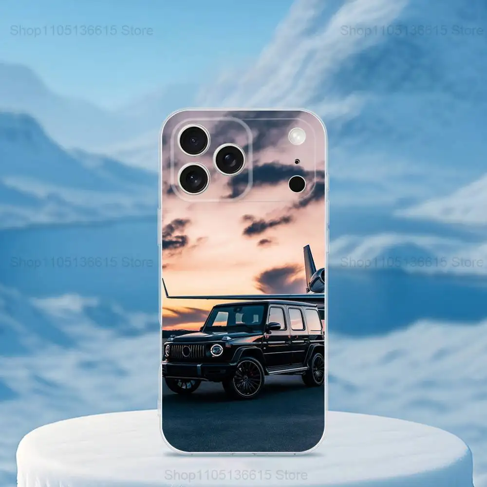 Car M-MERCEDES-S Cool  Phone Case For iPhone 16,15,14,13,12,11,17 Pro,Max,Plus,X,XS,XR,SE,Mini Transparent Soft Cover view 2