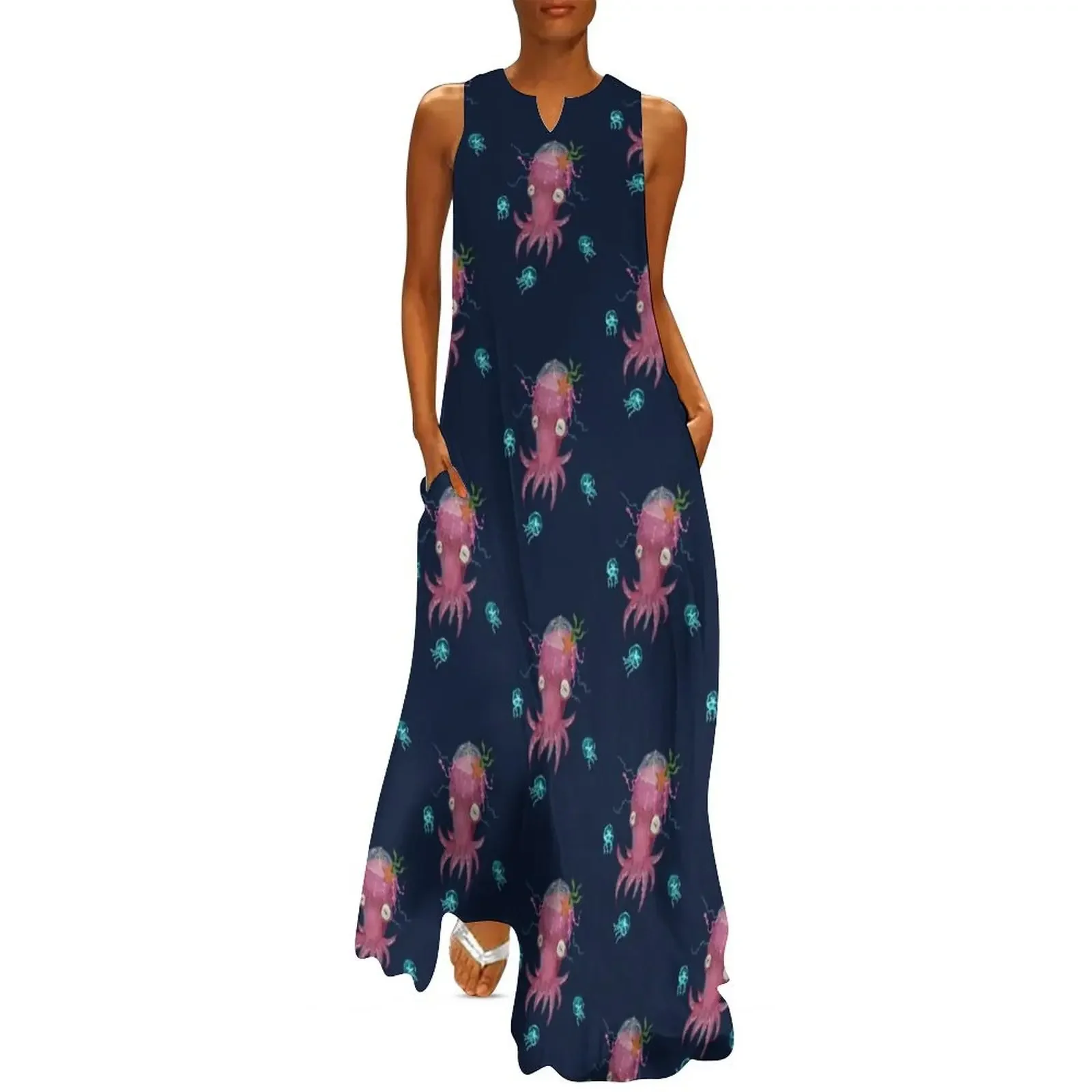 

Octopus with Designer Hat Long Dress luxury evening dresses for women 2025 chic and elegant evening dress Dress