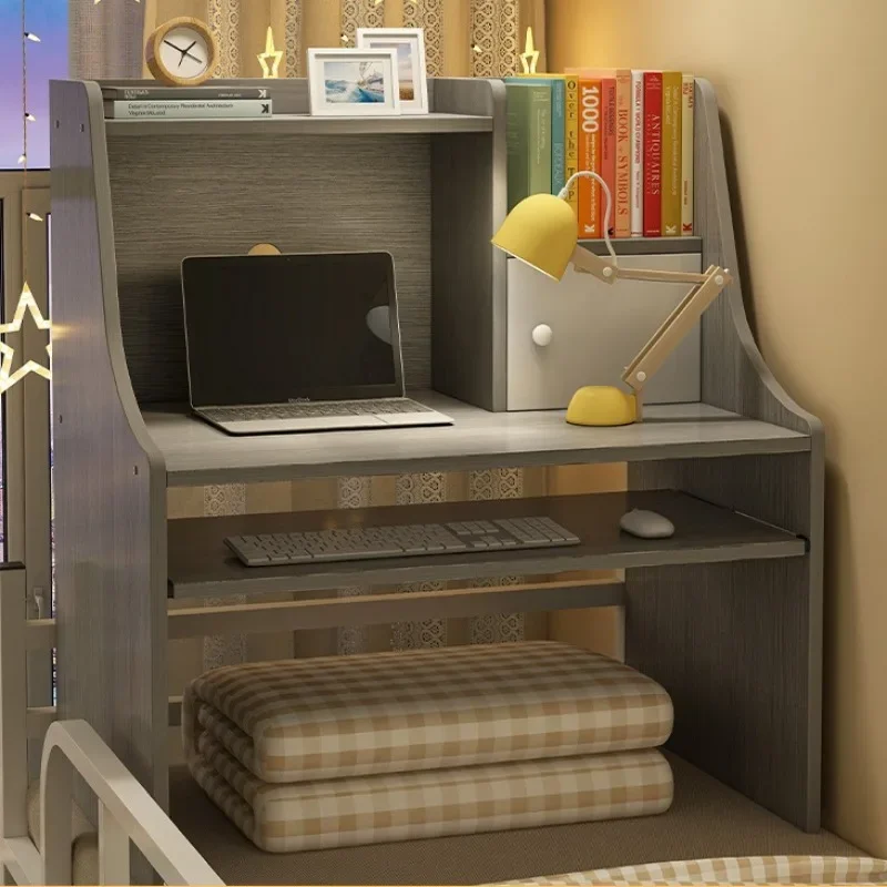 Multi-functional Bed Computer desk College student dormitory Writing table Lazy study table Dormitory bunk desk Small table