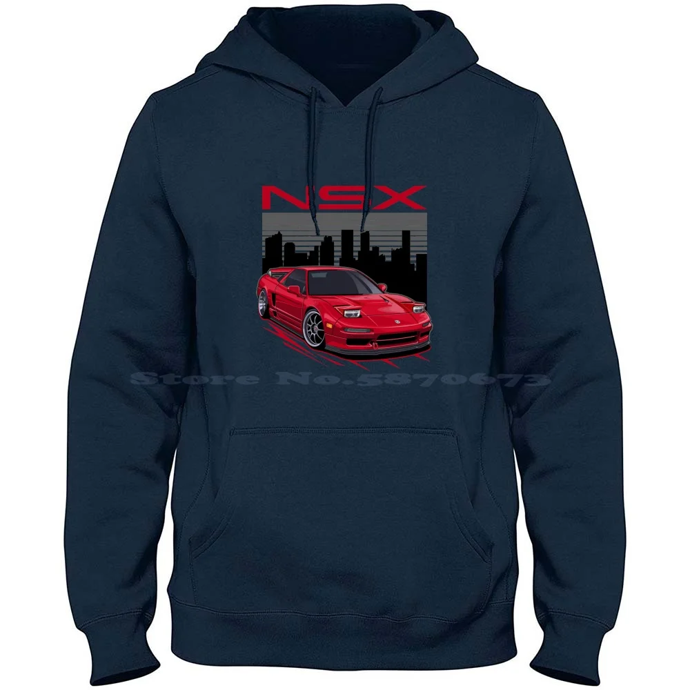 Nsx 100% Cotton Hoodie Nsx Jdm Cars Jdm Legend Red Car Racing Car Car Vector Car Illustrator Car Design Drive Drift