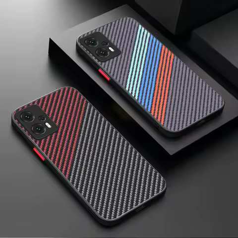Kevlar Carbon Fiber Case For Xiaomi Mi 13 12 11 Lite 5G 14 13T 12T 11T 14T Pro M5S C75 Poco X7 X6 F6 F5 X5 X3 NFC F3 M6 Pro 4G