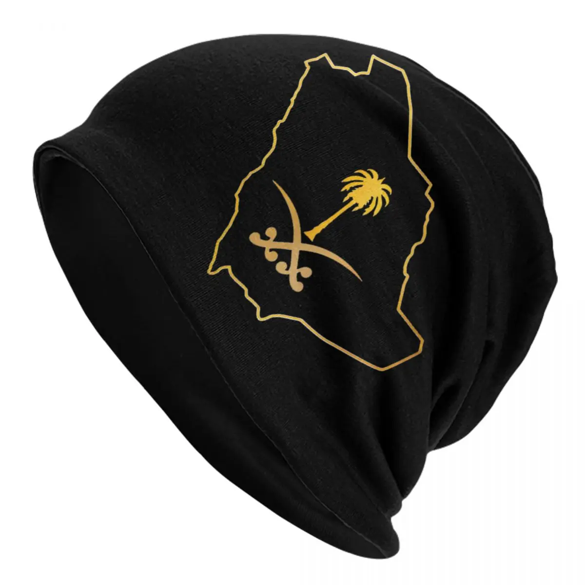 Saudi Arabia National Day Ksa Skullies Beanies Hats Fashion Unisex Outdoor Cap Warm Dual-use Bonnet Knitting Hats